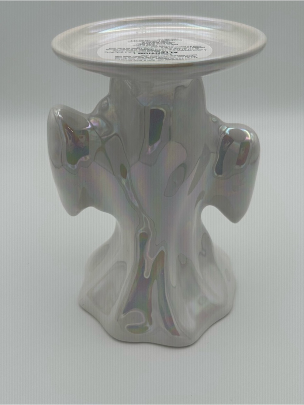 Bath & Body Works Iridescent Ghost 3-Wick Candle Holder Halloween 2024 - CHIPPED - Picture 7 of 12